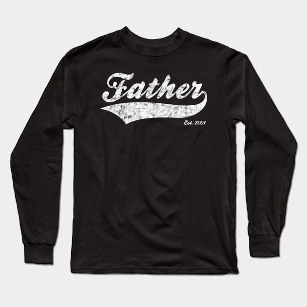 Father Est. 2001 Long Sleeve T-Shirt by RomanSparrows